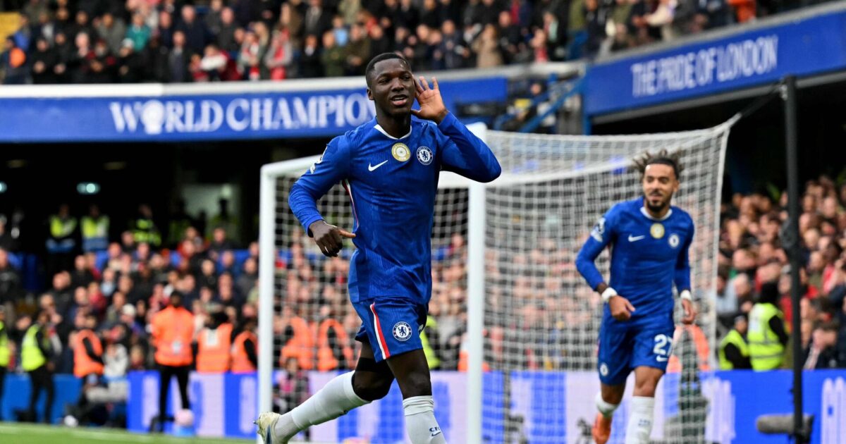 Caicedo efter drømmedrøn: Jeg vidste, at den ville gå ind Foto: Glyn Kirk/AFP/Ritzau Scanpix