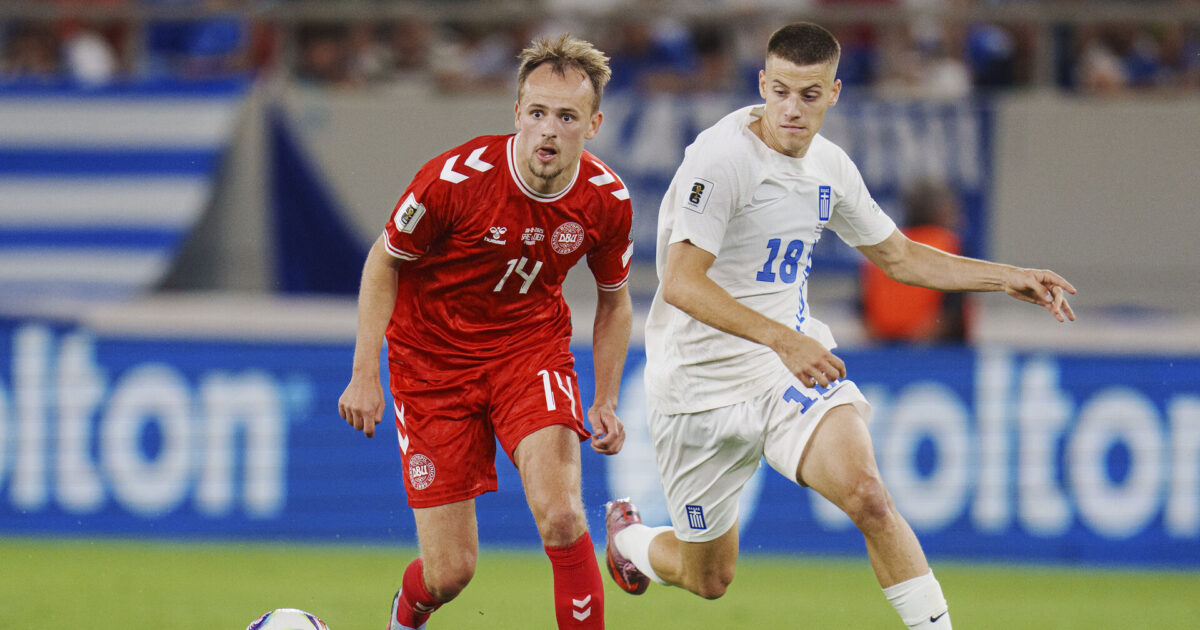 Tre nederlag på 66 år: Danmark har historisk tag på Grækenland Foto: Liselotte Sabroe/Ritzau Scanpix