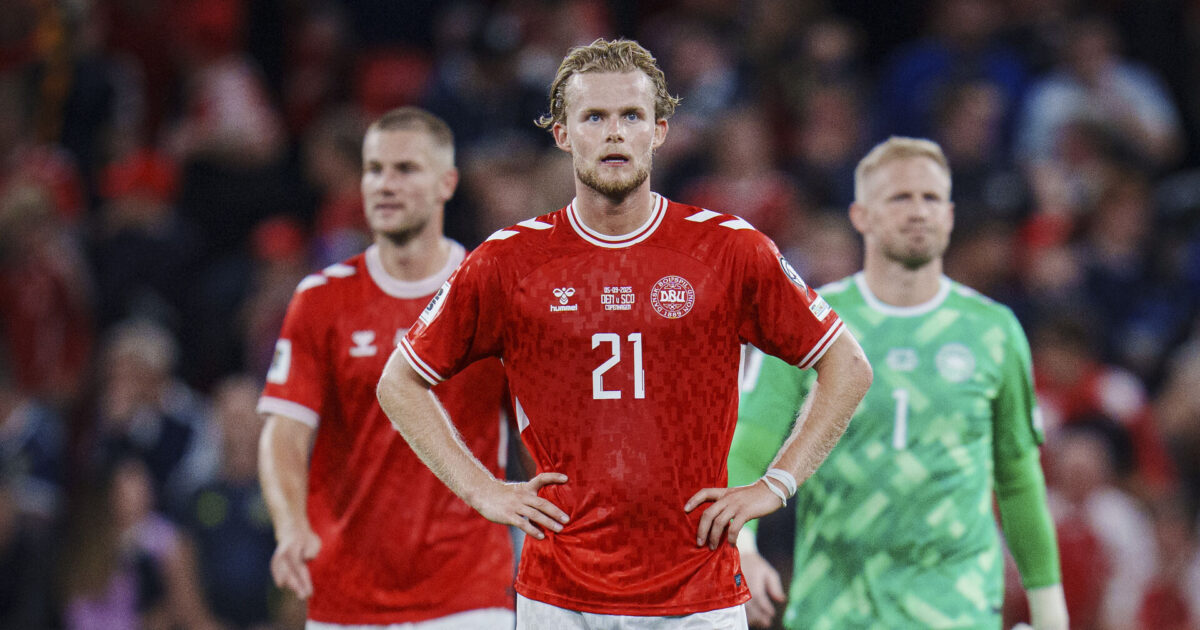 Portugisisk avis: Disse engelske klubber jagter Morten Hjulmand Foto: Liselotte Sabroe/Ritzau Scanpix