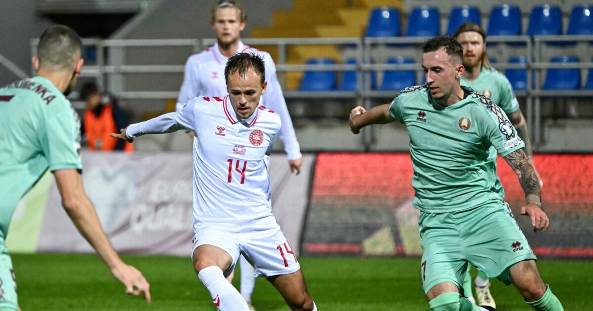 Kølig Damsgaard: Vi ved, vi er bedre end dem Foto: Attila Kisbenedek/AFP/Ritzau Scanpix