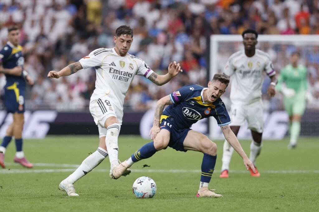 Fede Valverde i aktion for Real Madrid.