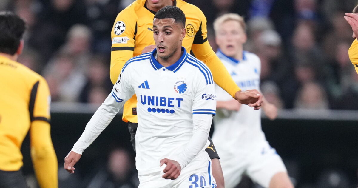 Achouri revser dommeren: Det var tyndt Foto: Liselotte Sabroe/Scanpix 2025