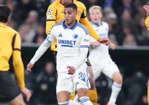 Elias Achouri i kamp mod Dortmund. Champions League: FC Copenhagen - Borussia Dortmund