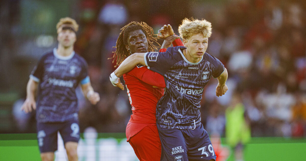 Unge håb imponerer for AGF: Har selv stået på stadion og sunget sange Foto: Liselotte Sabroe/Ritzau Scanpix