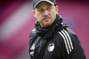 Jacob Neestrup i F.C. København. Denmark Champions League FC Copenhagen