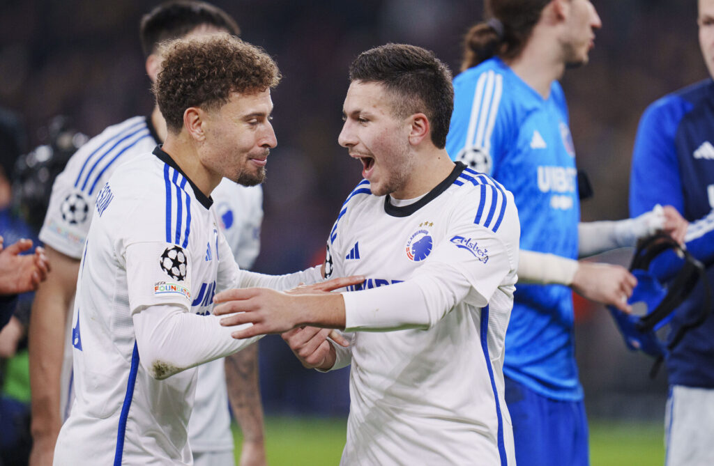 Jordan Larsson og Roony Bardghji i FCK-tiden.