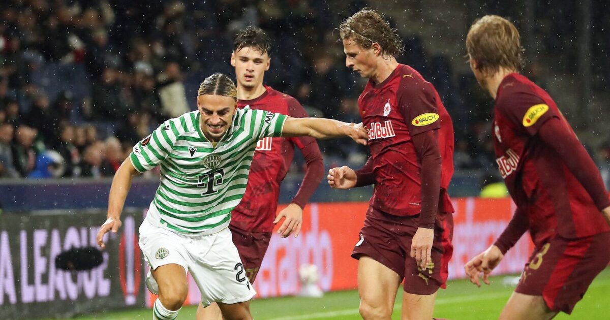 Otte fatale minutter kostede Salzburg det tredje nederlag Foto: Krugfoto/AFP/Ritzau Scanpix