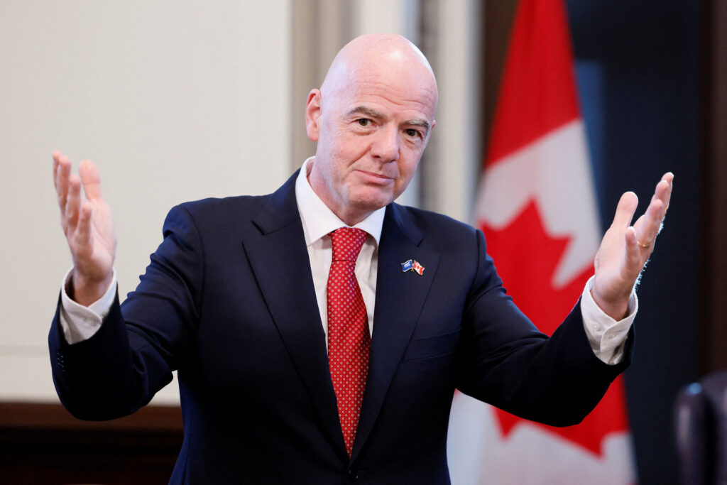 FIFA Præsident Gianni Infantino til møde i Canada om VM 2026