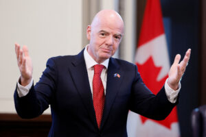 FIFA Præsident Gianni Infantino til møde i Canada om VM 2026