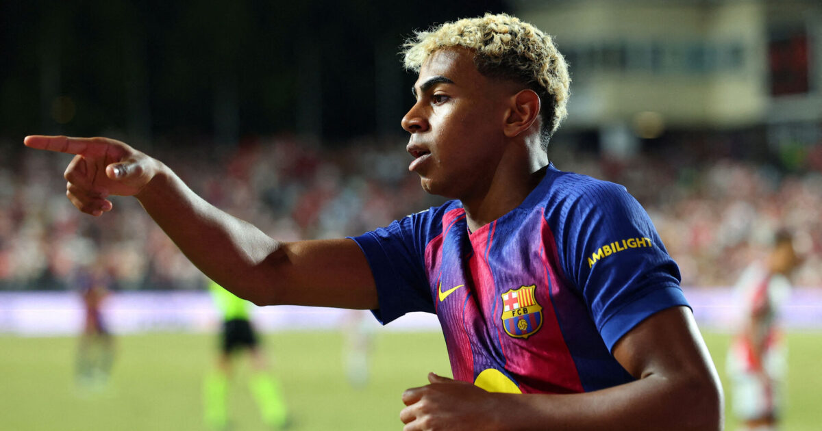 Yamal skadesfri og kampklar til Girona-møde Foto: Isabel Infantes/REUTERS