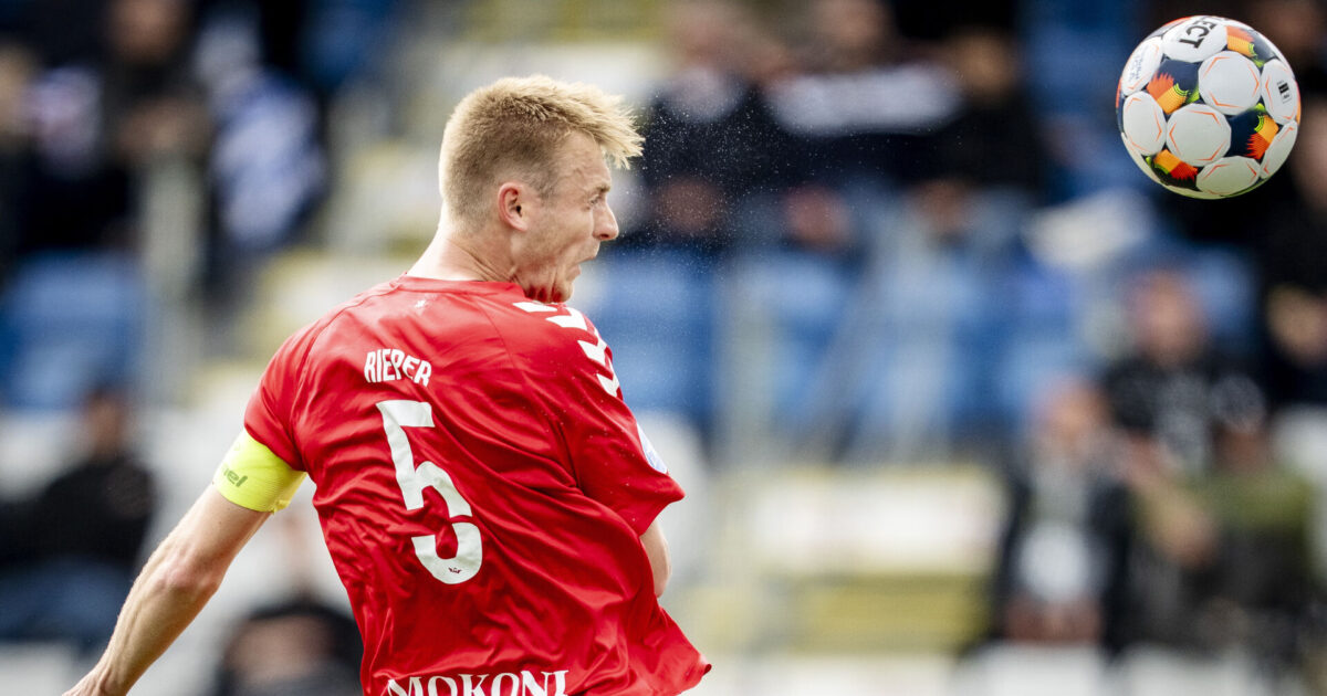 Skuffet Rieper: Vi spiller lige op i første halvleg Foto: Mads Claus Rasmussen/Ritzau Scanpix