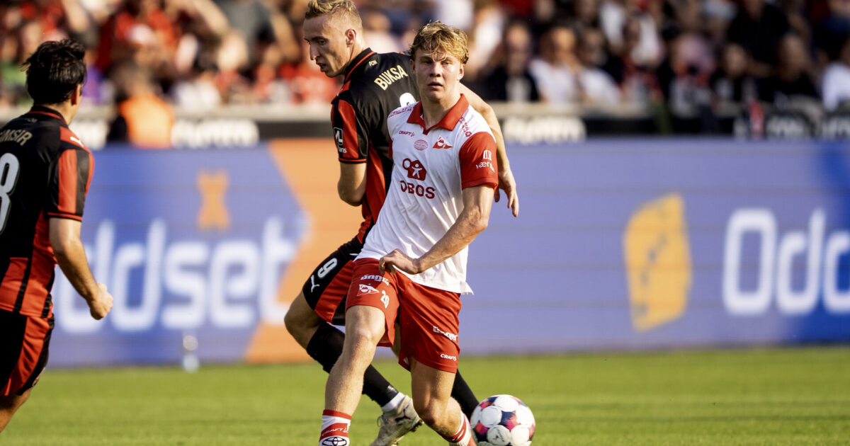 Danskerscoring bidrog til Fredrikstad-storsejr i Eliteserien Foto: Bo Amstrup/Ritzau Scanpix