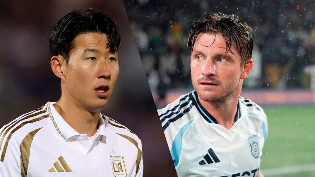 Heung Min Son og Anders Dreyer i billedet sammen.