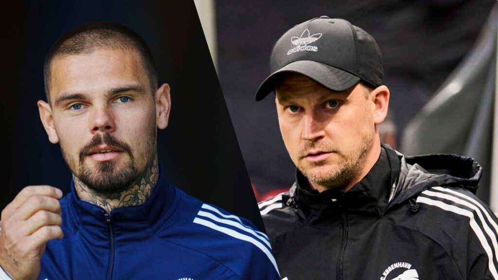 Dominik Kotarski og Jacob Neestrup i samme billede.