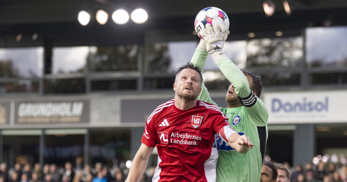 Silkeborg-keeper med opråb efter ny regel: Ikke fair ved blokering Foto: Frank Cilius/Ritzau Scanpix