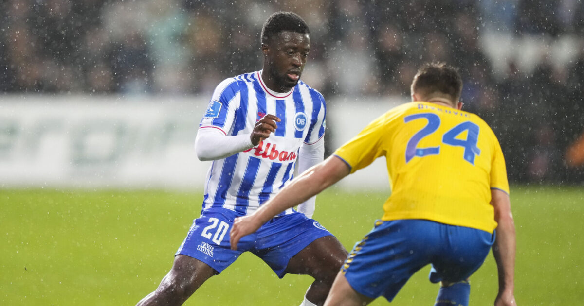 Owusu har udløb til sommer – venter på svar fra OB Foto: Claus Fisker/Ritzau Scanpix