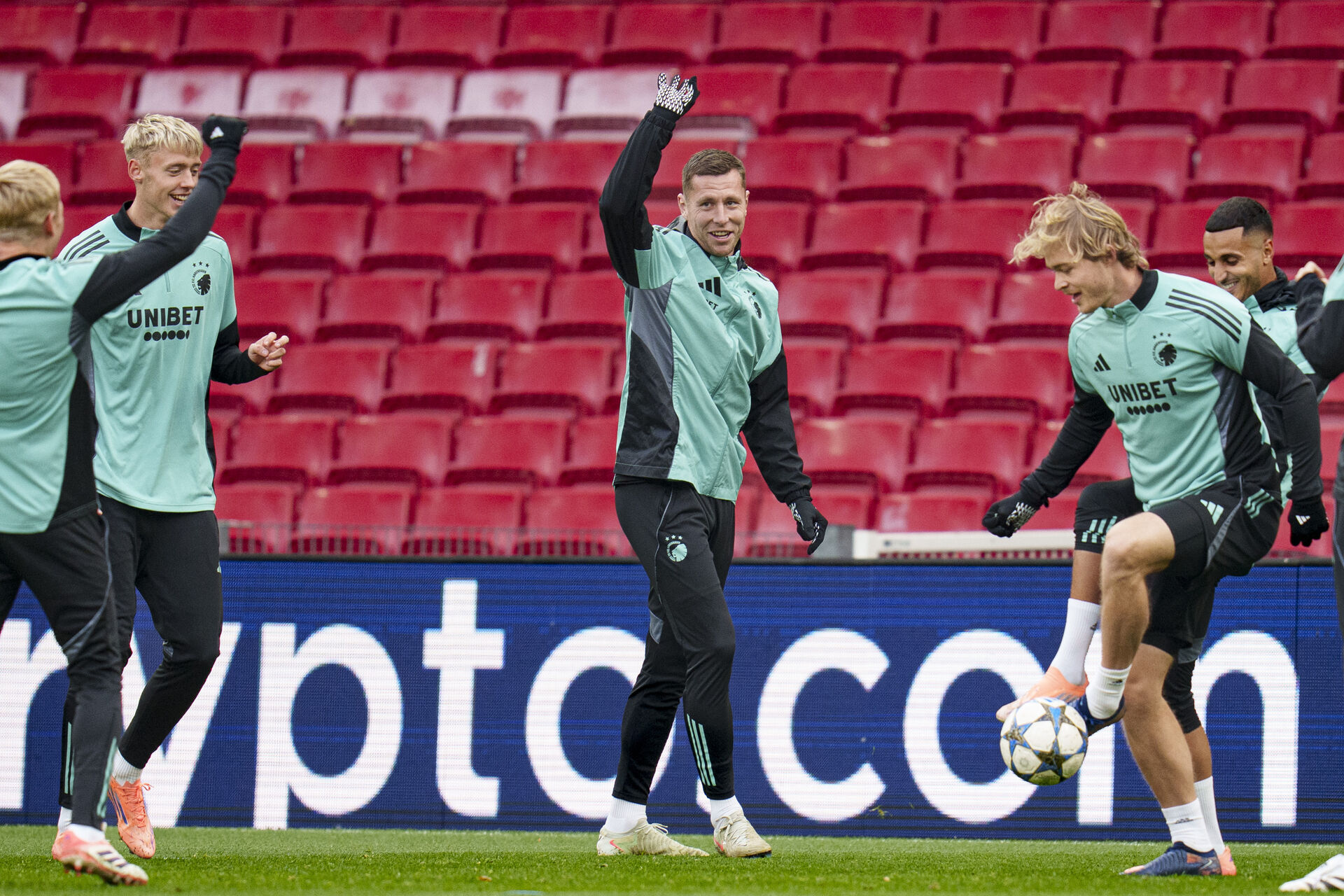 Lukas Lerager træner for FCK.