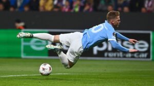 Anders Christiansene i aktion for Malmö