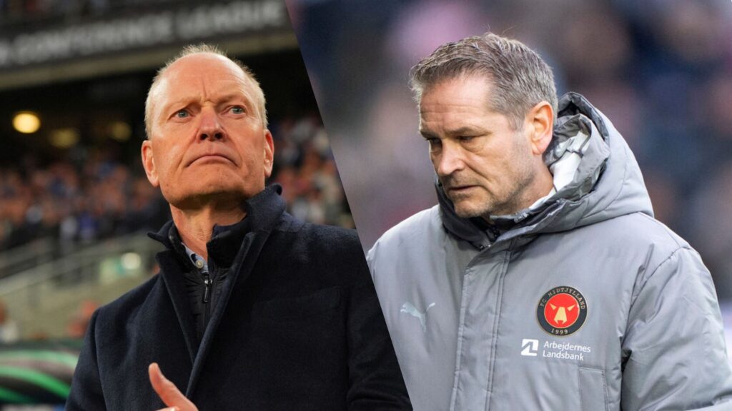 Niels Frederiksen og Thomas Thomasberg i samme billede.