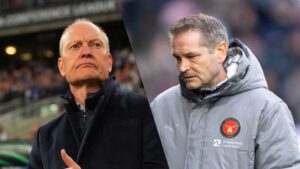 Niels Frederiksen og Thomas Thomasberg i samme billede.