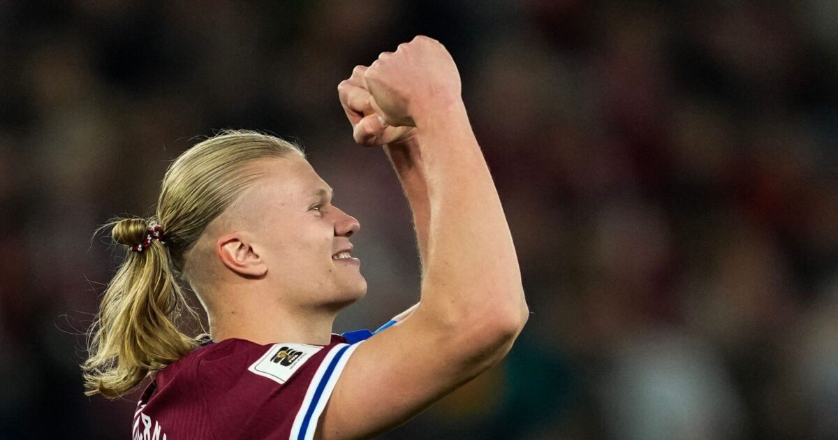 Haaland banker Messi, Ronaldo og Mbappé på statistik efter milepæl Foto: Fredrik Varfjell/AFP/Ritzau Scanpix