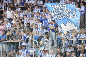 OB's fans til en hjemmekamp mod FC Nordsjælland.
