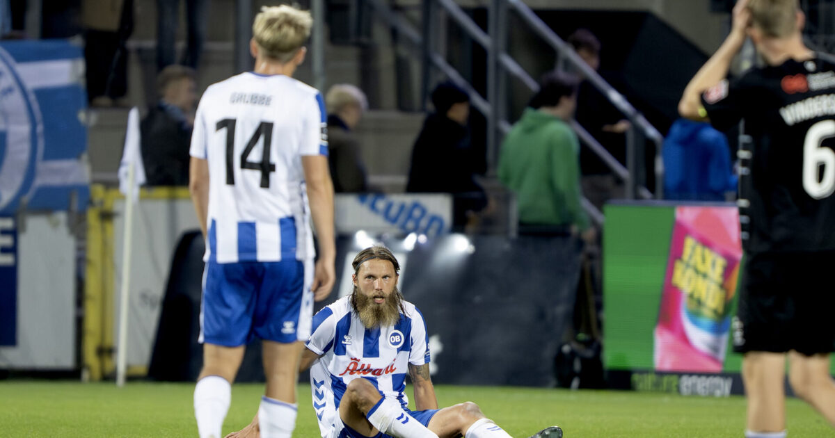 Åh nej, OB: Forsvarsprofil udgår med skade Foto: Bo Amstrup/Ritzau Scanpix