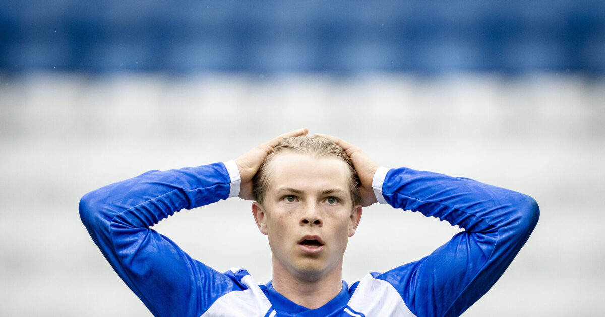 OB-talent jagter pokalstime: Som angriber skal man score mål Foto: Mads Claus Rasmussen/Ritzau Scanpix