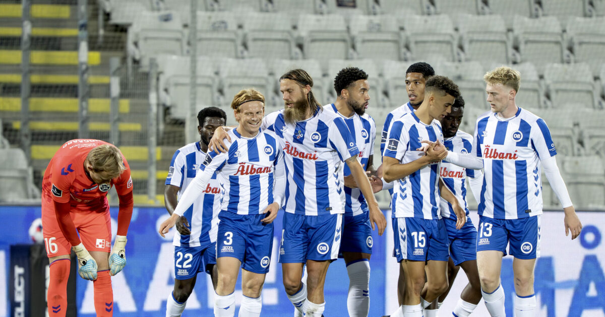 OB videre i pokalen på bekostning af bravt kæmpende Brønshøj Foto: Bo Amstrup/Ritzau Scanpix