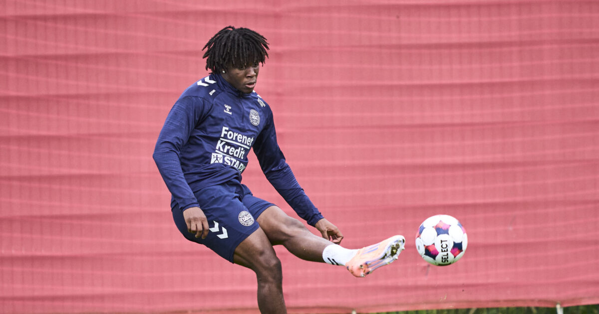 Klar rolle: Masser af offensive aktioner fra Dorgu Foto: Thomas Traasdahl/Ritzau Scanpix