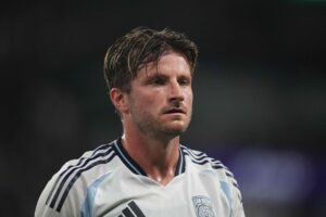 Anders Dreyer iført en San Diego-trøje.