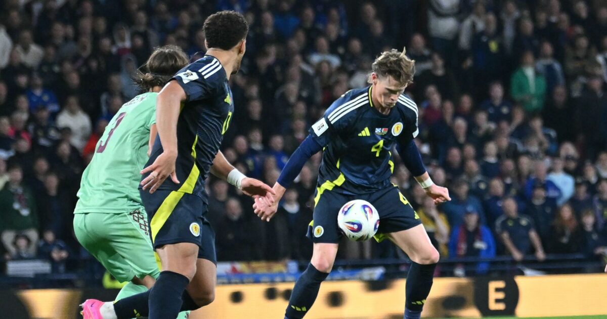 Presset er på Danmark igen: Skotland tager teten med ny sejr Foto: Andy Buchanan/AFP/Ritzau Scanpix