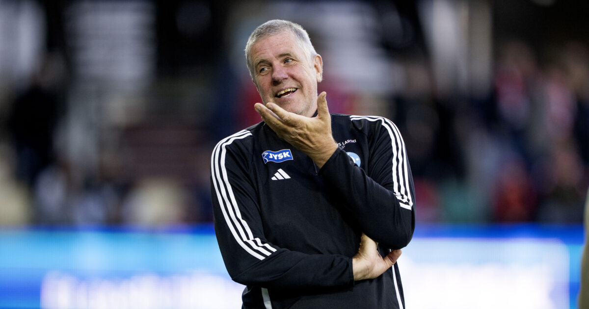 Kent Nielsen jubler: Når resultatet passer, er det en god aften Foto: Bo Amstrup/Ritzau Scanpix