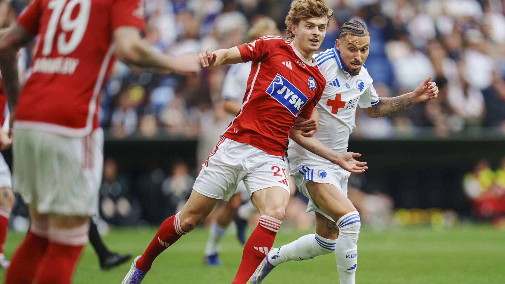 Silkeborg og FCK spiller fodbold