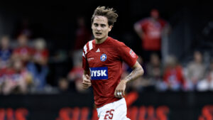 Pontus Rödin i en Silkeborg-trøje