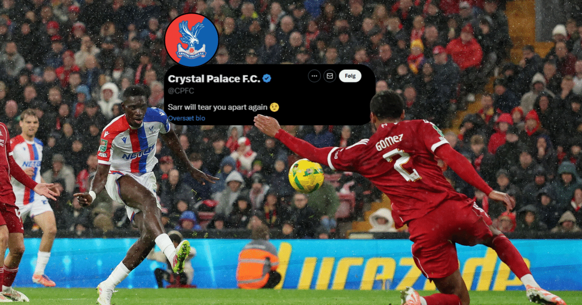 Palace vrider kniven – opdaterer Twitter-bio med stikpille til Liverpool 