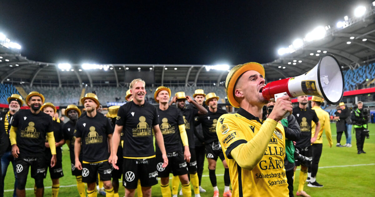 Sensationsklubben Mjällby skriver svensk fodboldhistorie Foto: Ritzau Scanpix/REUTERS