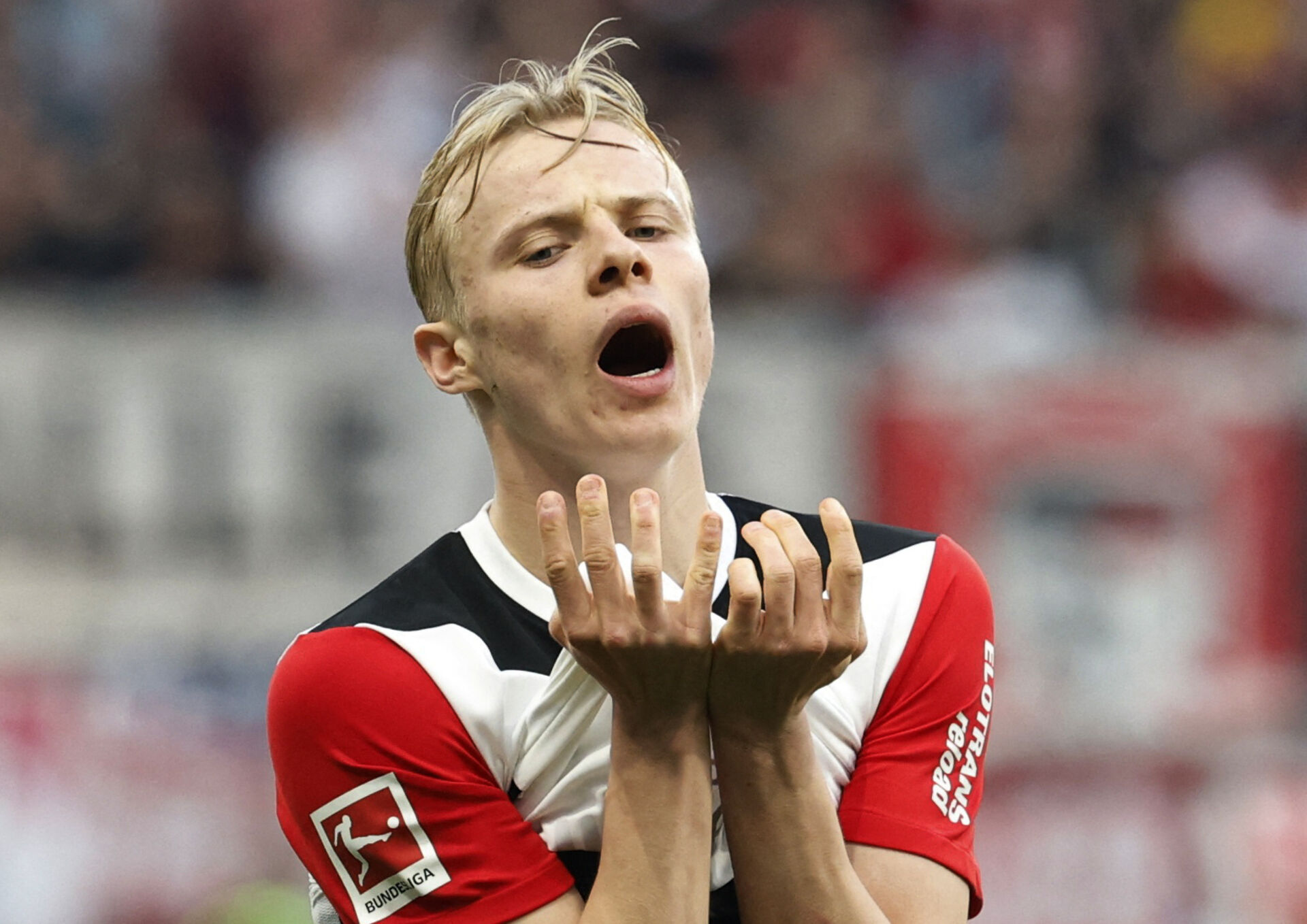 Højlund ærgrer sig