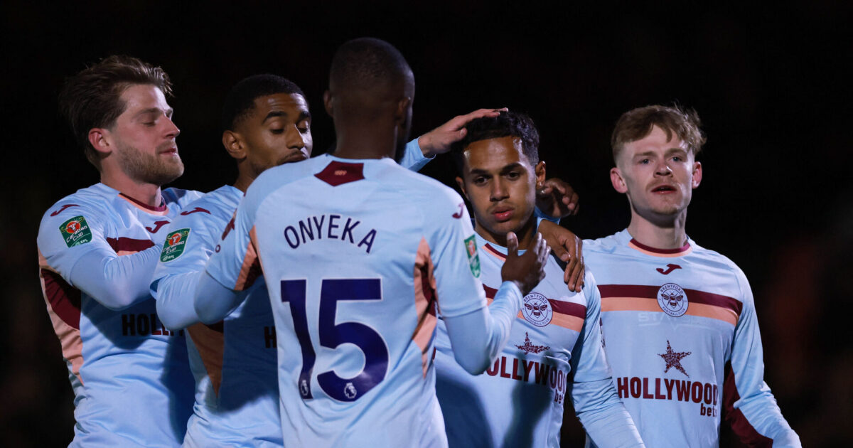 Jensen på tavlen: Brentford cruiser videre med storsejr Foto: Action Images via Reuters/Lee