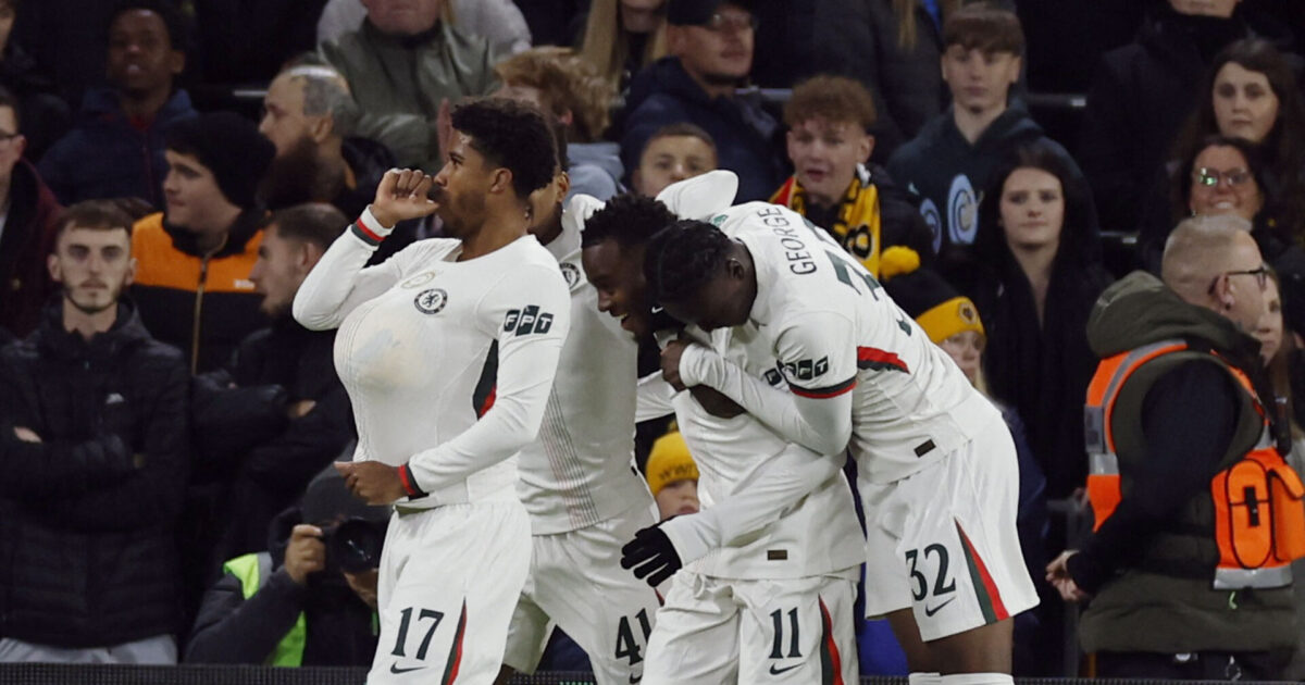 Chelsea videre efter vild målfest på Molineux Foto: Ritzau Scanpix/REUTERS