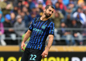 Henrikh Mkhitaryan under en kamp for Inter.