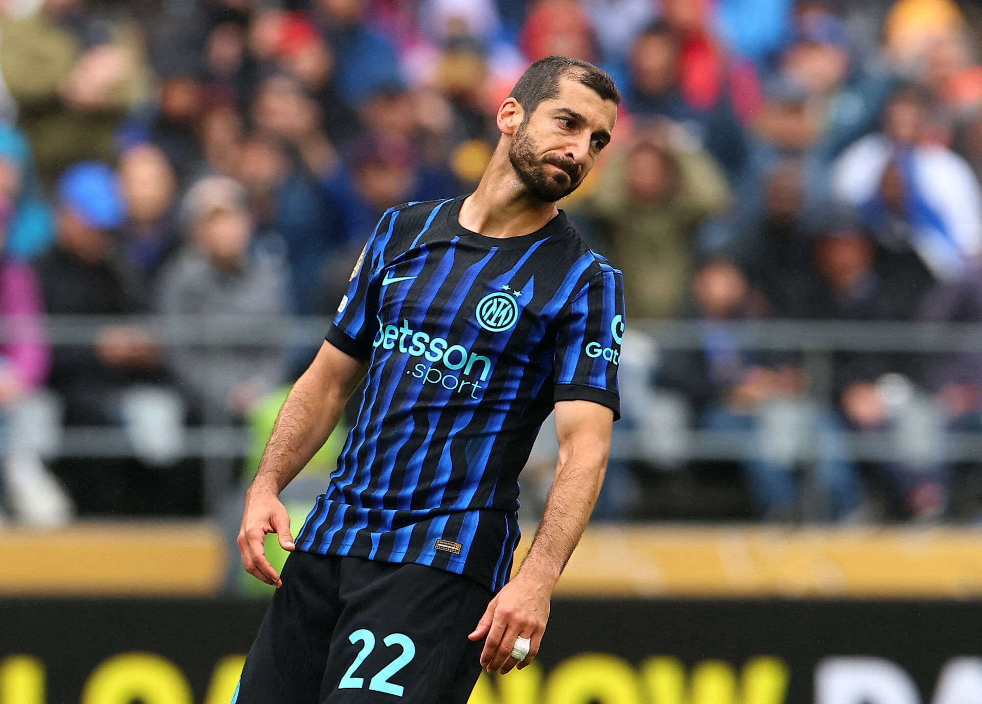 Henrikh Mkhitaryan under en kamp for Inter.