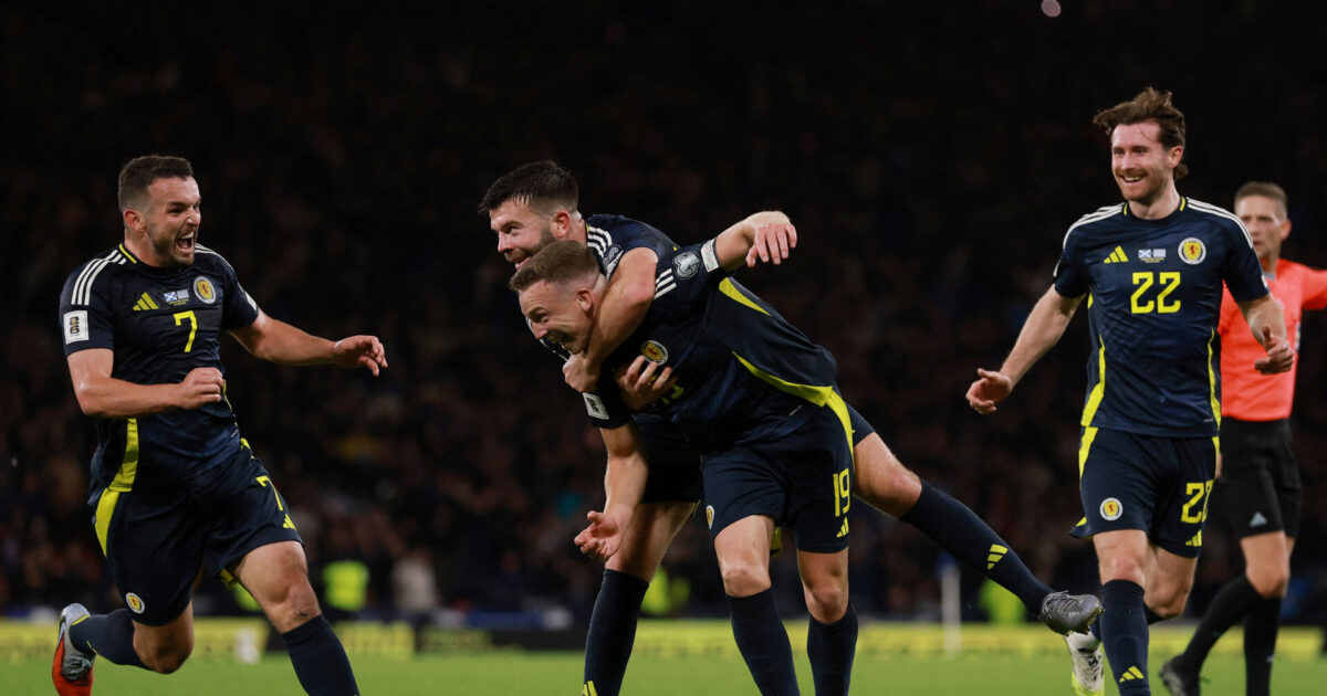 Skotland lægger pres på Danmark Foto: Ritzau Scanpix/REUTERS