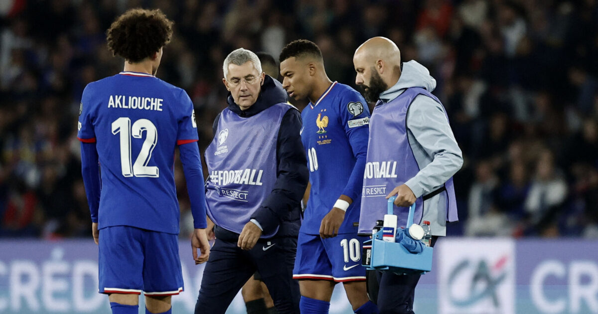 Mbappé har fået et tilbageslag: Ude til kommende kamp Foto: Ritzau Scanpix/REUTERS