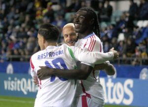 Italien fejrer en scoring