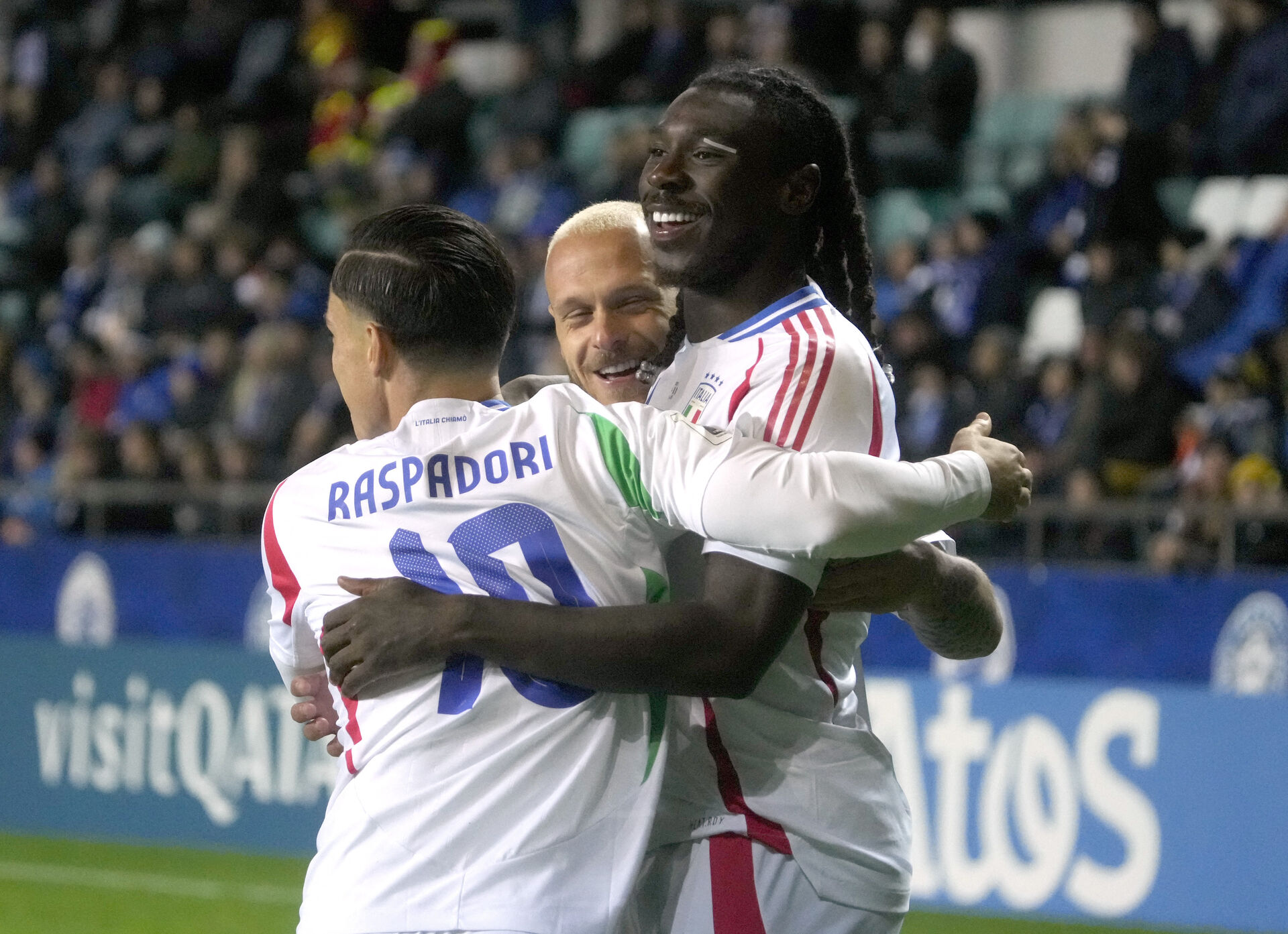 Italien fejrer en scoring