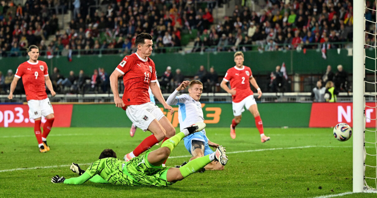 Brøndby-angriber nettede i Østrigs magtdemonstration Foto: Elisabeth Mandl/REUTERS