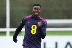 Marc Guehi under en England-træning