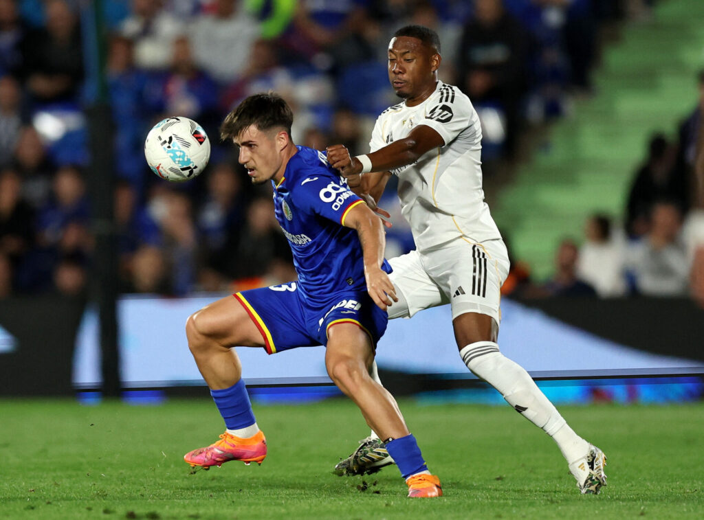 David Alaba i aktion mod Getafe.