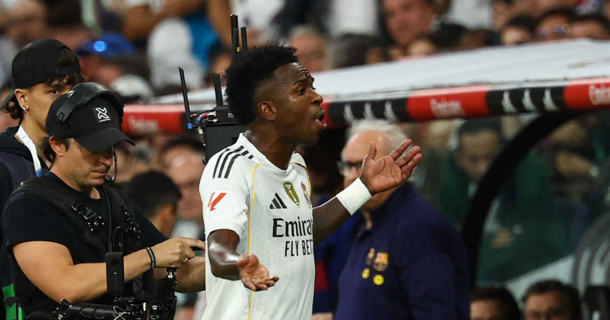 Vinicius Junior undskylder for dårlig opførsel Foto: Ritzau Scanpix/REUTERS